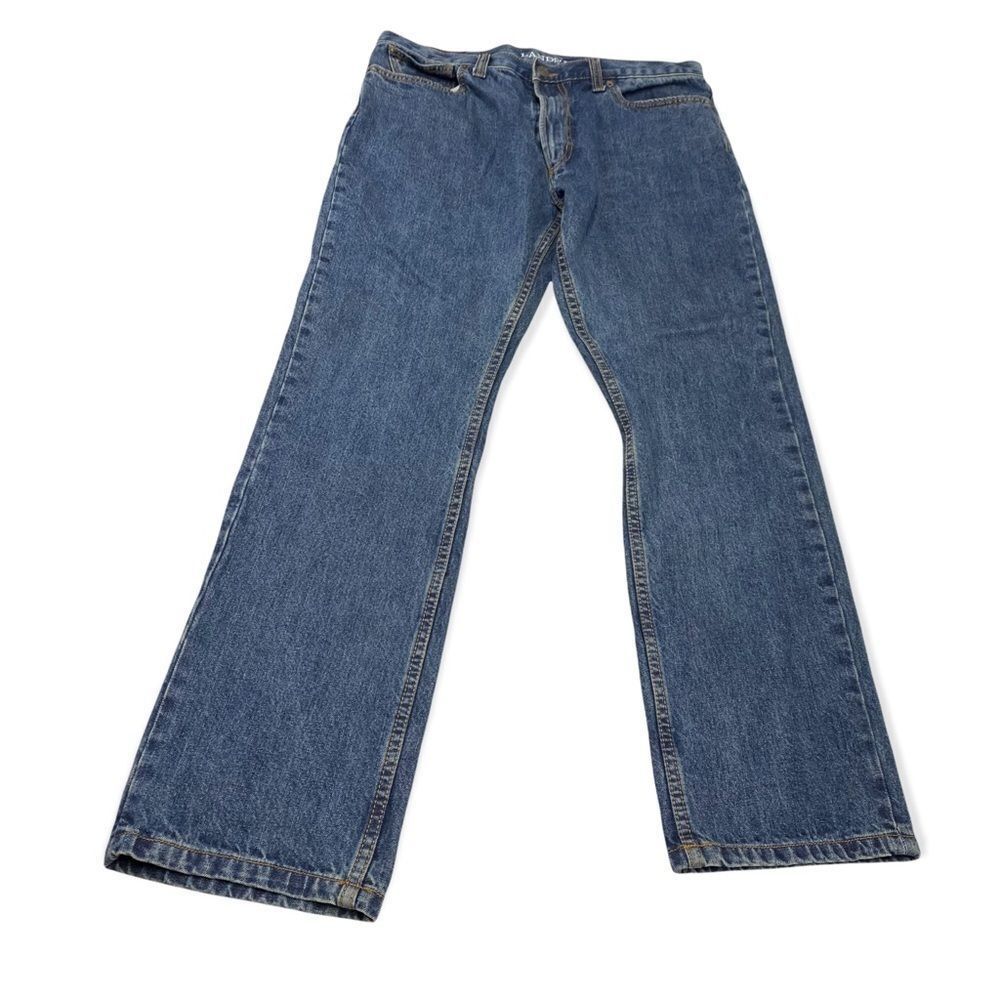 Lands End Mens Straight Fit Jeans size 38